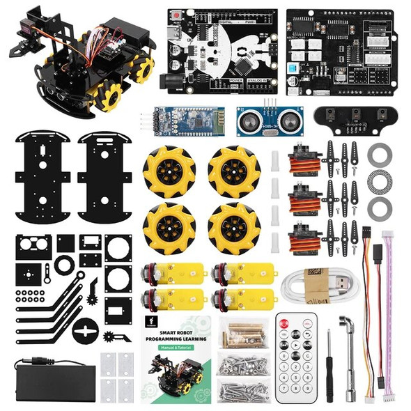 Smart Automation Mechanical Arm Robotics Car Kits for Arduino Programming Projects DIY Complete Electronics Coding Education Kit