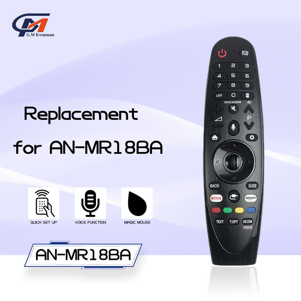 AN-MR18BA New Replacement Magic Voice Remote Control for LG 2018 Smart OLED UHD 4K TVs W8 E8 C8 B8 SK9500 SK9000 UK7700 UK6500