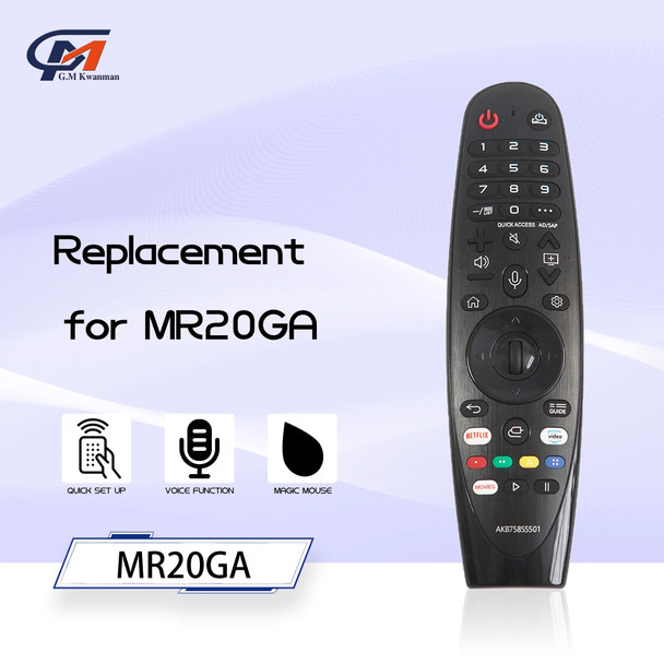 New Voice Magic Remote Control MR20GA AKB75855501 for LG 2020 AI ThinQ 4K Smart TV NANO9 NANO8 ZX WX GX CX BX Series