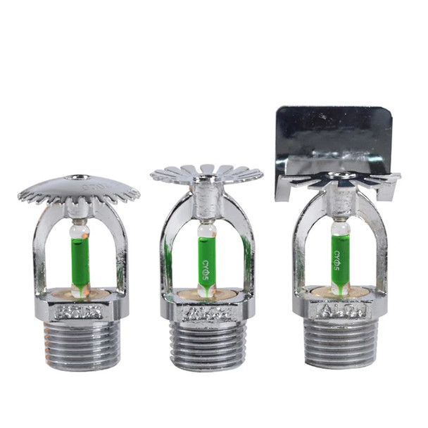 1pcs 93 Degrees Upright Fire Sprinkler Head Protection Pendent Sprinklers For Fire Extinguishing System 54x20x35mm