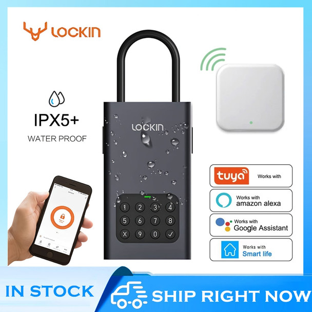 Key Safe Tuya Smart Key Lock Box Password Bluetooth Wireless Wifi Digital Storage Alloy BOX Waterproof Remote Control