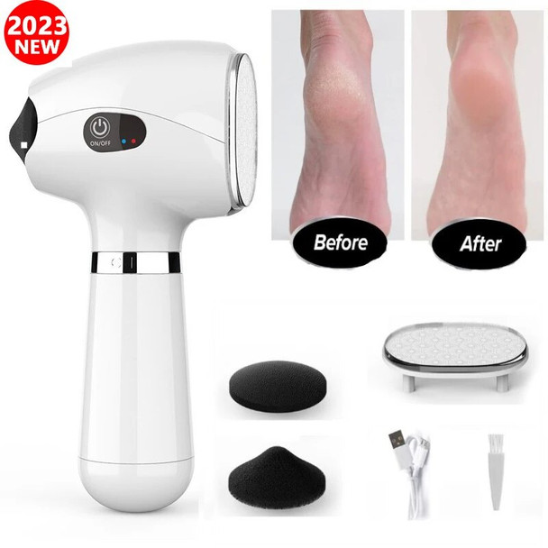 2023 NEW Pedicure Tools Nanoglass Skin Care Electric Foot File Dead Skin Callus Remover USB Foot Grinde Machine Foot Care Tool