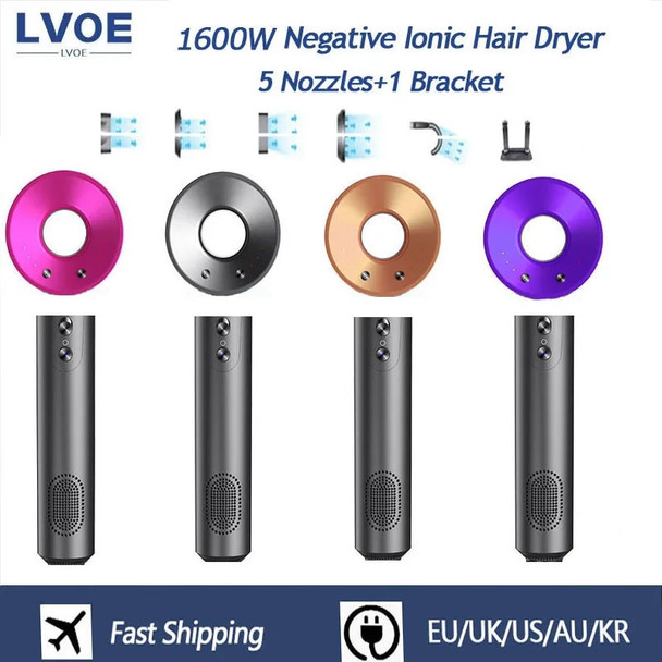 Negative Ion Hair Dryer Constant Temperature Portable Anion Hair Dryer Quick Dry Professional Hair Care For Home Travel