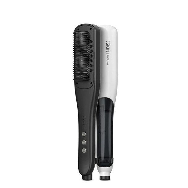 KD880 Hair Straightener Straightening Brush Hot Comb Electric Hair Brushes with Steamer Moisturizing