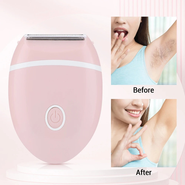 Women Electric shaver Epilator Bikini Leg Armpit Hair Remover For Ladies Body Painless Hair Cutter Trimmer Depilador Shaving Too