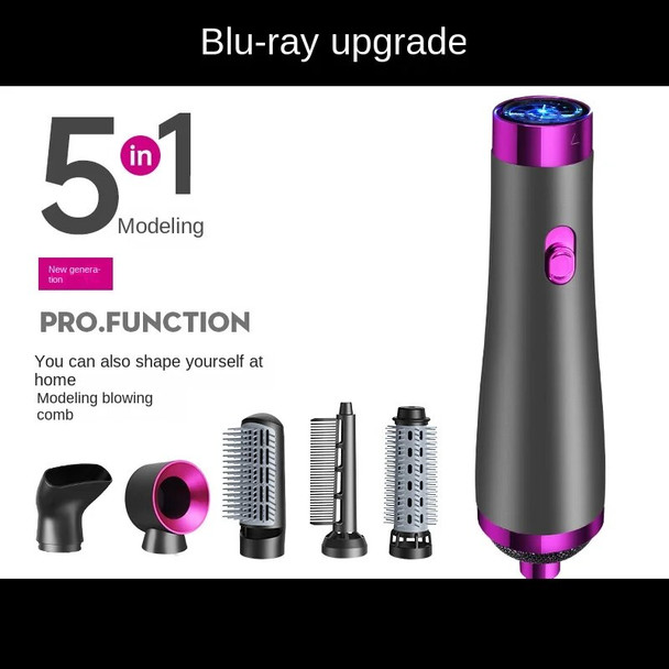 Multifunctional Electric Hair Dryer Comb Hot Air Curling for Hair Roller Ionic Straightening Brush Quick Dry Hair Curler