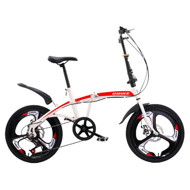 20 Inch Folding Bicycle Dual Disc Brake Portable Standard Type