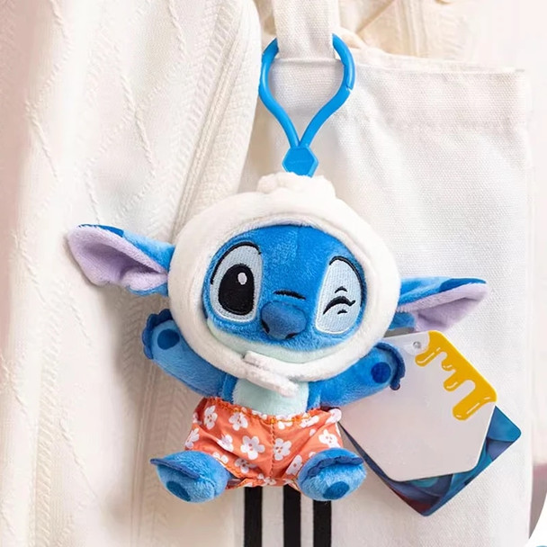 Disney Toy Story Stitch Kawaii Plush Doll Cartoon Stuffed Anime Keychain Pendant Strap Toys Car Keyring Birthday Gift For Girl