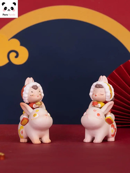 Kemelife Action Figure fairy tale fortune rabbit Art toys home office Decoration Cute Sweet Hot Animal anime figure girl