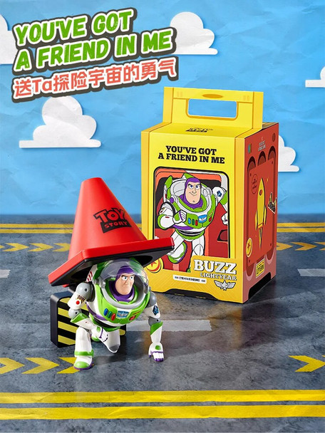 Herocross Buzz Light Year's Eve Lantern Toy Story Decoration Blind Box Handmade Barricade Light Tidal Cool Highway Gift Box