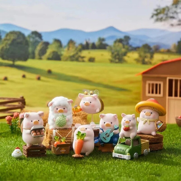 Canned Pig Lulu Farm Series Of Blind Box Boys And Girls Cute Hand-do Peripheral Heartfelt Gift Desktop Furnishings Pieces