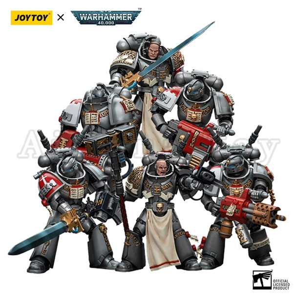 JOYTOY 1/18 Action Figure Grey Knights Interceptor Squad and Strike Squad Anime Model Free Shipping