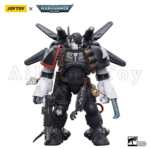 JOYTOY 1/18 Action Figure Raven Guard Chapter Master Kayvaan Shrike Anime Collection Military Model Free Shipping