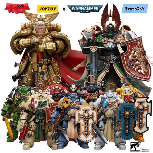 JOYTOY Action Figure WARHAMMER 40K Primarch Lion Jonson Imperial Fists Rogal Dorn Bladeguard Veteran Anime Military Model Toys