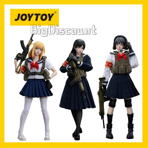 [IN STOCK]JOYTOY Level Nine 1/12 Action Figure (3PCS/SET) Frontline Chaos Amy/Dora/Xena Anime Military Model Free Shipping