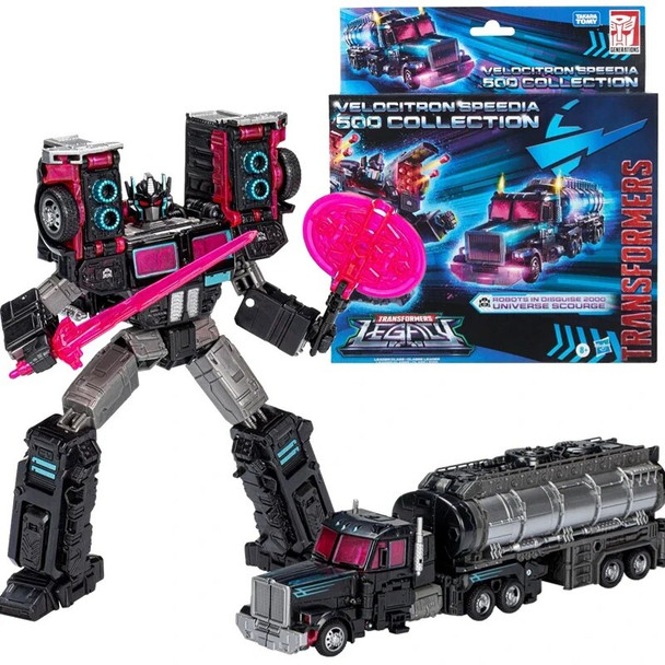 In Stock Transformers Legacy Scourge Velocitron Speedia 500 Leader Action Figure Toy Gift Collection