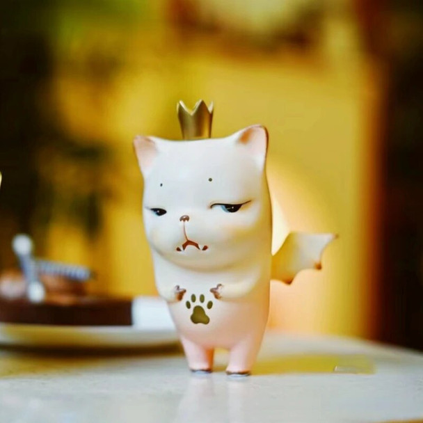 Sooya Baby Boo Bat Cat Figure Toy with Evil Wing Emotion Doll Fantasy Trendy Girl Figurine Designer Toys Collection