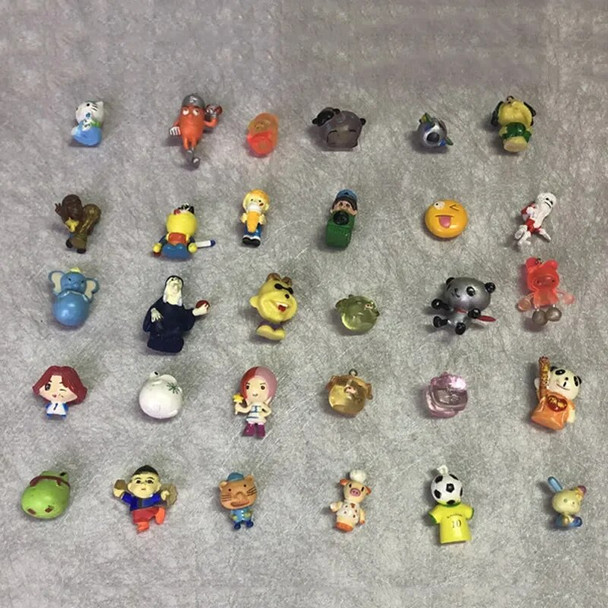 50Pcs/lot Unknown Mixed Cartoon Anime Resin Figurine Fantasy Figure Limited Collectible Model Gift for Kid Gashapon Capsule Toy