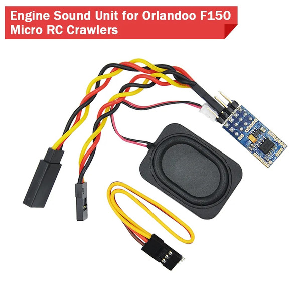 New DasMikro TBS Mini Programmable Engine Sound USB Unit for Orlandoo F150 OH35P01 for Truck JJRC Q64 Q65 KIT Micro RC Car part