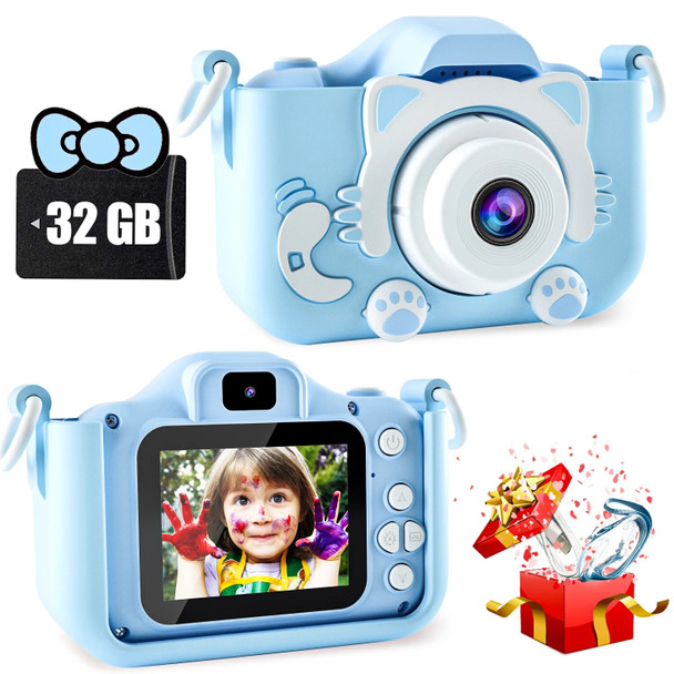 Kdis Camera Toys Digital Camera Toys for Girls Boys 1080P HD Screen Music Playback Gaming 2 inch Children Camera Birthday Gift