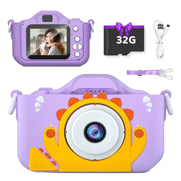 Children's camera, digital camera for 3-12 years old boys and girls children toy gifts, birthday gifts, selfie HD video cameras