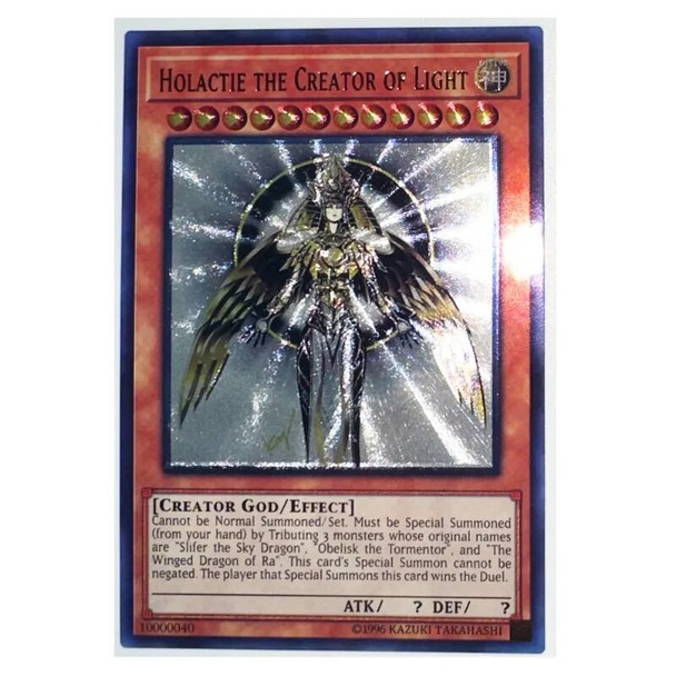 Yu Gi Oh The Creator God of Light, Horakhty 10000040 UTR Toys Hobbies Hobby Collectibles Game Collection Anime Cards