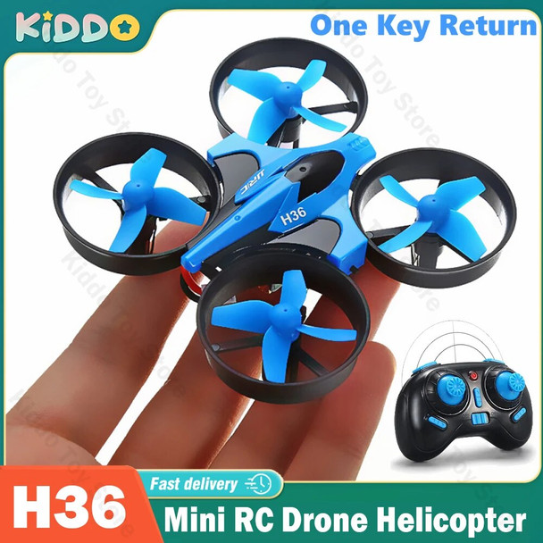 JJRC H36 Mini RC Drone Helicopter 4 Channels 2.4G 6-Axis Headless Mode Foldable Quadcopter Toy Gift RC Helicopter One-key Return