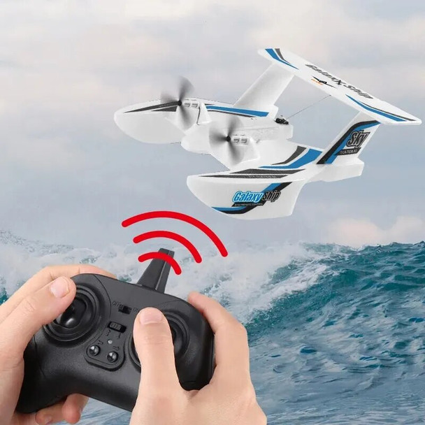 KF603 RC Glider 2.4G 3CH Radio Control Sea And Air RC Plane EPP Foam Water Land Flying Boat Airplane Toys Gift For Boys