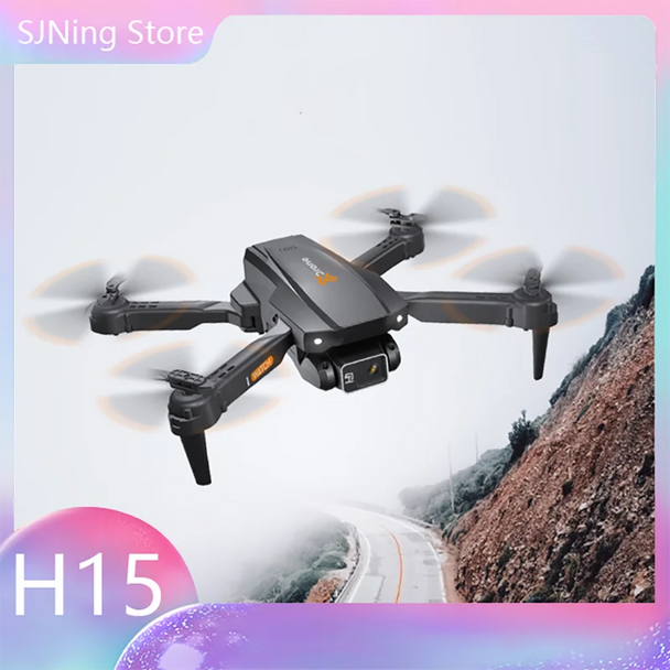 H15 RC Drone With Single Camera HD Wifi Fpv Photography Foldable Quadcopter Professional Mini Drones Gifts Toys for Boys 14Y+