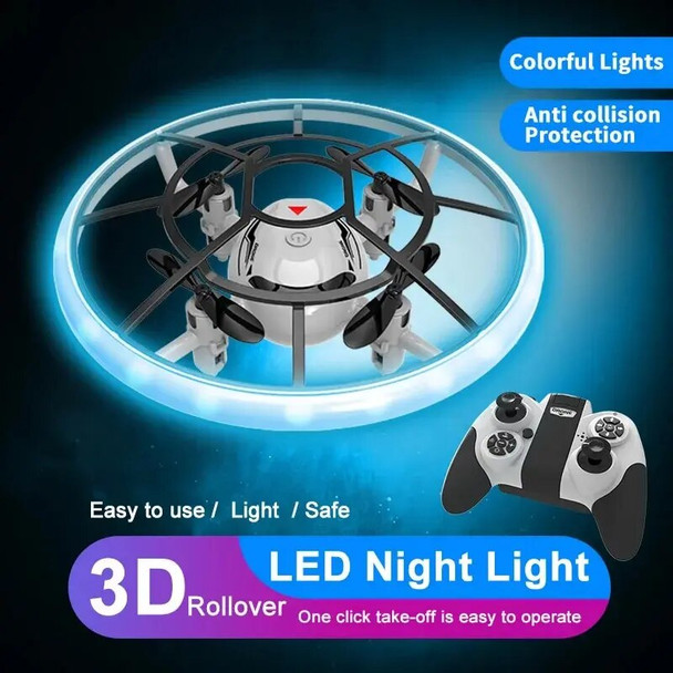 Mini Drone with LED Light Pocket Portable Helicopter Quadcopter Model Electroni Professional UFO Drone Toys for Children Birthda