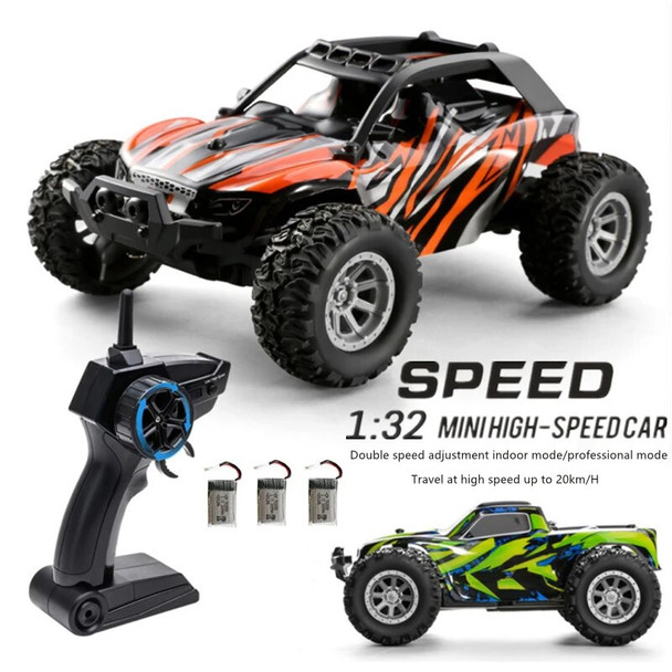 S801 S802 RC Car 1/32 2.4g Mini High-speed Remote Control Car Built-in Dual Led Lights Car Shell Luminous Toy Kids Gift For Boys