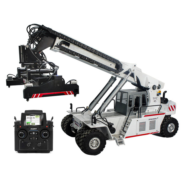 RC Crane TFC45 1/14 RC Hydraulic Front Stacker Crane RTR Container Handling Truck Remote Control Car Model Toy