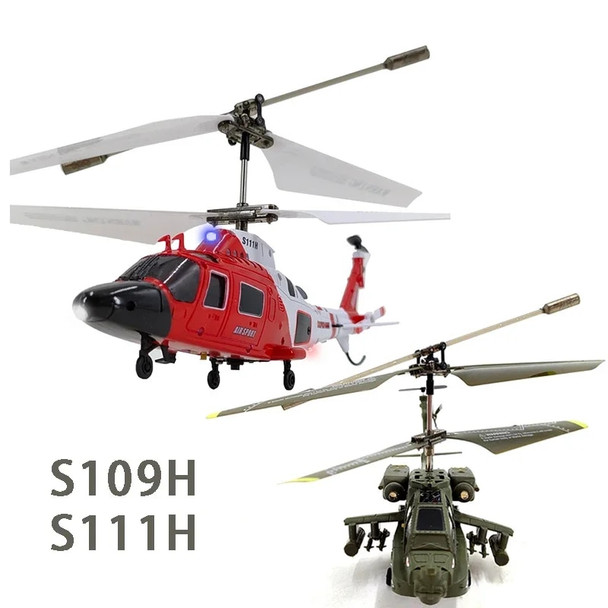 In Stock Syma S109h/S111h Remote Control Helicopter With Dual Propeller 2.4ghz Remote Control Drone Adult Kids Toy Surprise Gift