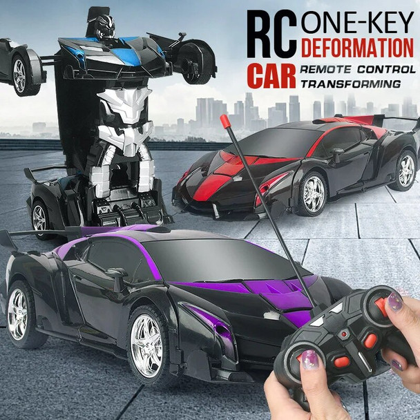 RC Car 24 styles Robots Toys Transformation Robots Sports Vehicle Model Remote Cool Deformation Car Kids Toys Gifts For Boys