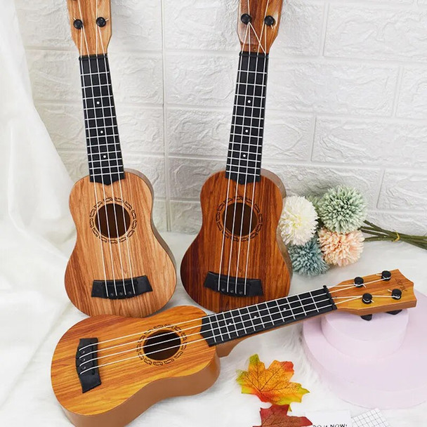 35cm Children Guitar Toy Can Be Used To Play Elementary Instruments With Paddles Simulating Yukrili Music Toys