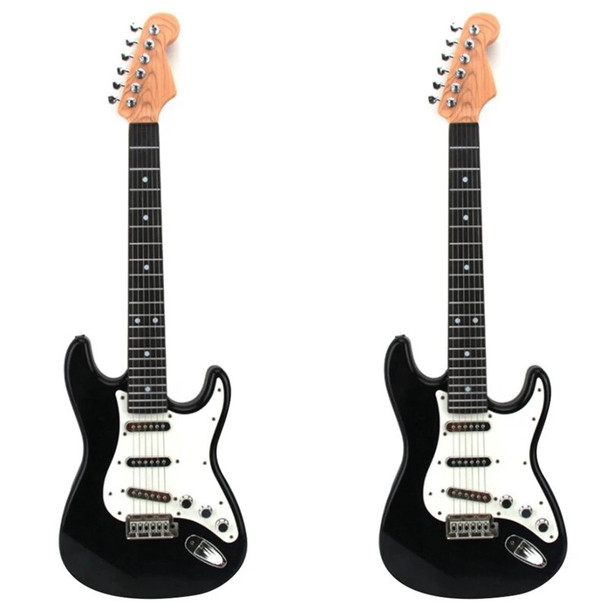 2X 6 Strings Music Electric Guitar Kids Musical Instruments Educational Toys For Children