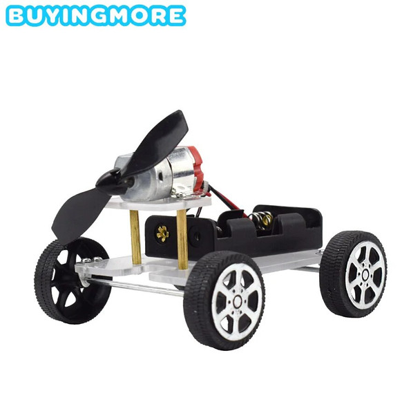 DIY Electronic Power Car Technology Science Experiment Kit Learning Physics Toy STEM Kit Educational Toys for Children 8 Years