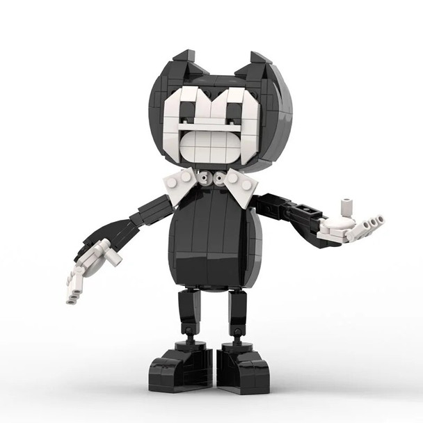 Buildmoc Horror Game Bendy Role For Ink Machine Building Blocks Cute Dark Anime Doll Bricks Toys Child Birthday Christmas Gifts