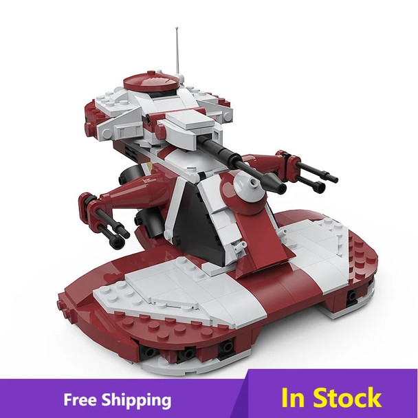 MOC Space Military Tank 75283 AAT Tank Building Block Wars Assault Vehicle Robot Brick Educational Mosaic Toys Children Gifts