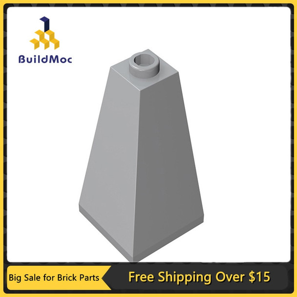 10Pcs MOC Parts 3685 Slope 75° 2 x 2 x 3 Double Convex Compatible Bricks DIY Building Blocks Particle Kid Puzzle Brain Toy Gift