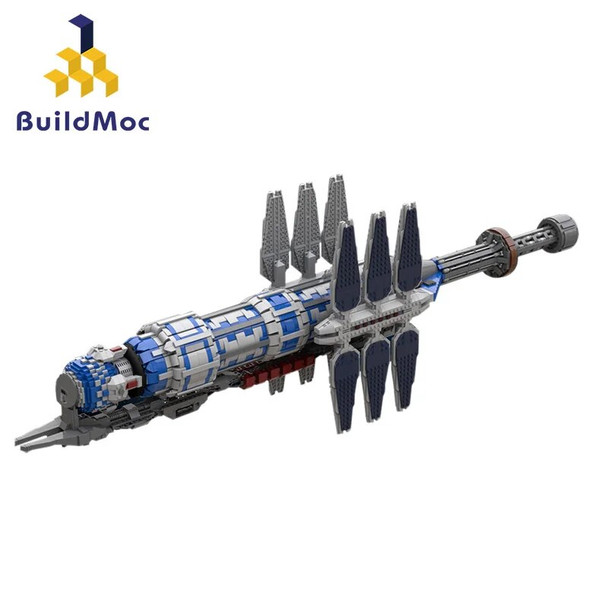 MOC Transport Electric Space Fort Galactica Spaceship Babylon 5 FIREFLY SERENITY Building Block Brick Toys Xmas Gift