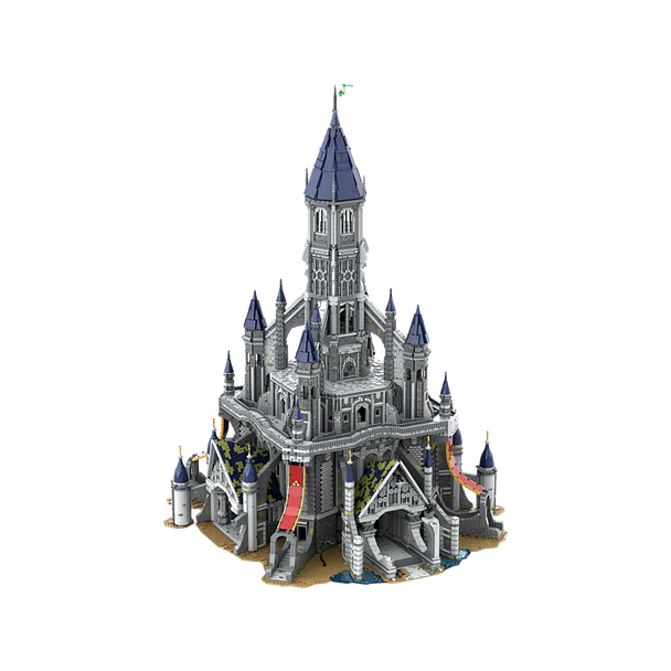 MOC Classic Game Scenes Hyrules Castle Building Blocks Medieval Model Giant Architecture Bricks Toys For Children Birthday Gift