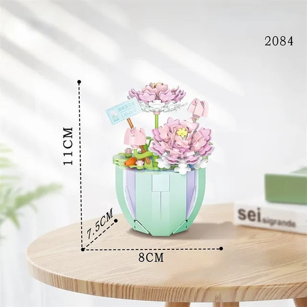 LOZ Flower Bouquet Building Blocks Kit DIY Flowers Block Toys Set Valentine's Day Rose Bricks Set Gift for Girls Friends adults LOZ Flower Bouquet Building Blocks Kit DIY Flowers Block Toys Set Valentine's Day Rose Bricks Set Gift for Girls Friends adults