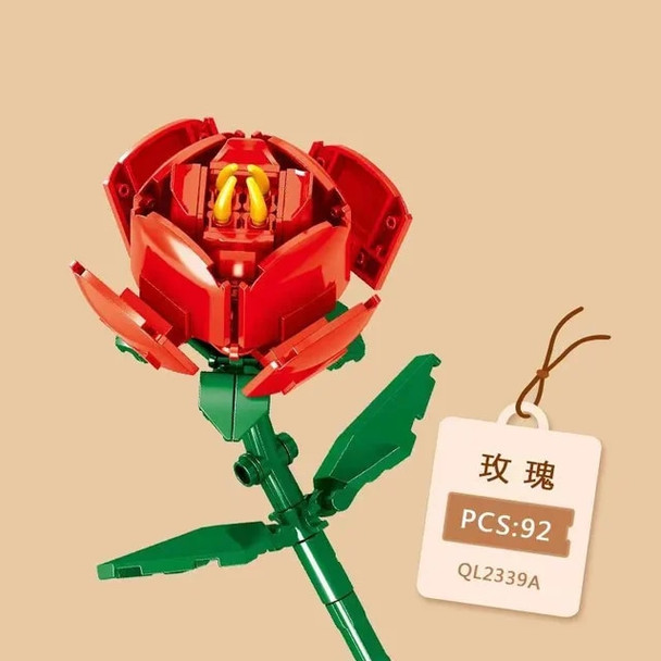 LOZ Flower Bouquet Building Blocks Kit DIY Flowers Block Toys Set Valentine's Day Rose Bricks Set Gift for Girls Friends adults LOZ Flower Bouquet Building Blocks Kit DIY Flowers Block Toys Set Valentine's Day Rose Bricks Set Gift for Girls Friends adults
