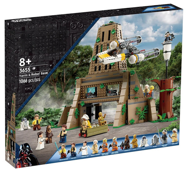2024 IN STOCK Spaceship Yavin IV Rebel 75365 Base Building Blocks Assembling Fit 1066pcs Bricks Model Toys for Children Gift Set