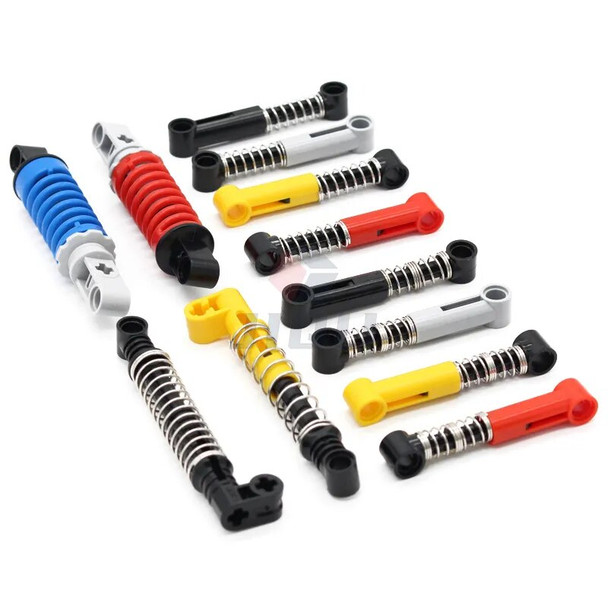 Technical Parts Hard Soft Spring Shock Absorber Building Blocks Compatible 79717 2909c03 95292c01 731c04 731c06 MOC Bricks Toy