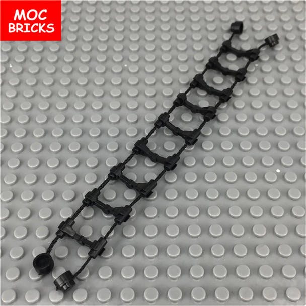 MOC Bricks Soft Ladder Rescue Ladder Model Action Figure Toy Kids Educational Building Blocks Assembled Toys best kids gifts