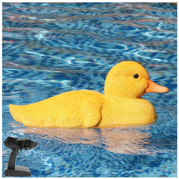 15KM/H 2.4G 35CM Yellow Duck Remote Control Boat Animal Toys Can be used Prey Bait toy Children's Water Toys RC Boat Kids Gift
