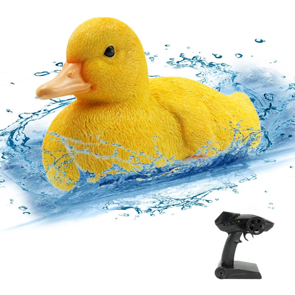 Waterproof 2 in 1 Remote Control Boat 2.4GHz Simulation Duck Animal RC Boat Water Toys for Children Gifts Bait Toy Model RC Toy