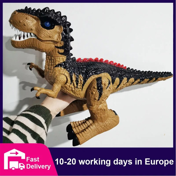 RC Dinosaurs Remote Control Toys Electric Rc Robot Sound Light Toy Excavation Jurassic Animals Educational Toys for Boys Gifts